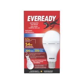 Ampolleta 6.5W E27 luz led Emergencia recargable