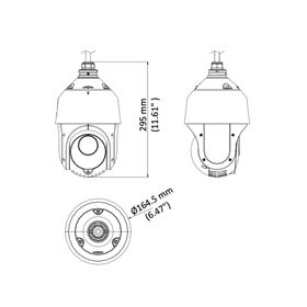 Cámara de seguridad ánaloga pro PTZ