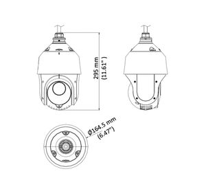 Cámara de seguridad ánaloga pro PTZ