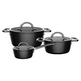 Set batería cocina Black 6 piezas
