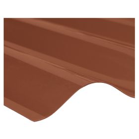 Plancha Polionda terracota 81x200 cm