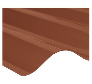 Plancha Polionda terracota 81x200 cm