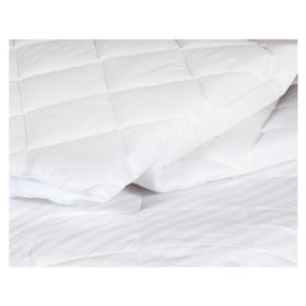 Cubrecolchón 4 esquinas blanco 1.5 plazas