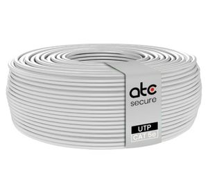 Cable UTP CAT5E CCA Cobre 24 AWG blanco 100 m