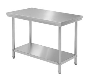 Mesón cocina acero inoxidable 120x60x85 cm