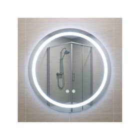 Espejo redondo Touch con luz LED 3 colores 60 cm