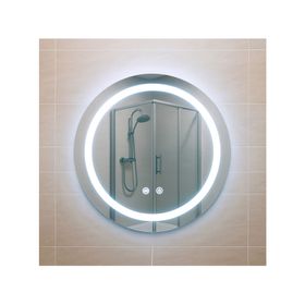 Espejo redondo Touch con Luz LED 3 colores 50 cm