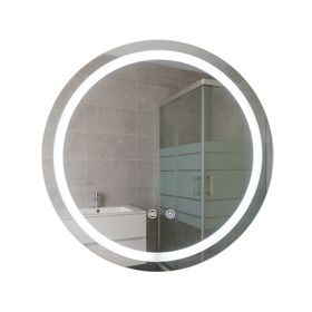 Espejo redondo Touch con Luz LED 3 colores 50 cm