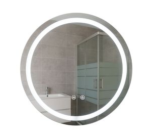 Espejo redondo Touch con Luz LED 3 colores 50 cm