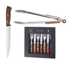 Set cubiertos + accesorio parrilla 10 piezas PAR53