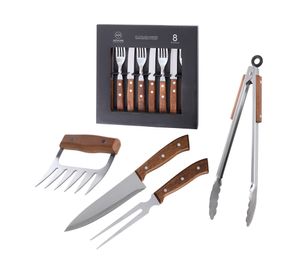 Set cubiertos + accesorio parrilla 12 piezas PAR38