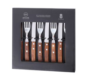 Set cubiertos + accesorio parrilla 12 piezas PAR33