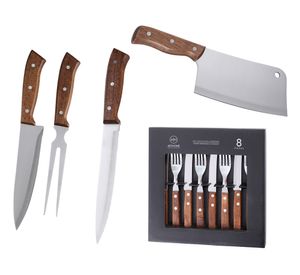 Set cubiertos + accesorio parrilla 12 piezas PAR17