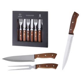 Set cubiertos + accesorio parrilla 11 piezas PAR08