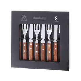 Set cubiertos + accesorio parrilla 11 piezas PAR08