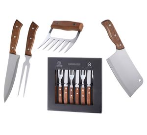 Set cubiertos + accesorio parrilla 12 piezas PAR19