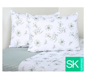 Sábana Súper King 200 Hilos Bouquet