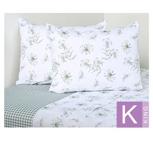 Sábana King 200 Hilos Bouquet