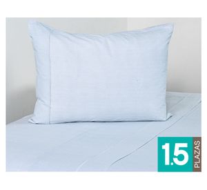 Sábana 1.5 plazas 144 Hilos Stripe Sage