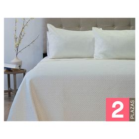 Quilt Boston crudo 2 plazas