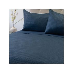 Quilt Boston azul 2 plazas