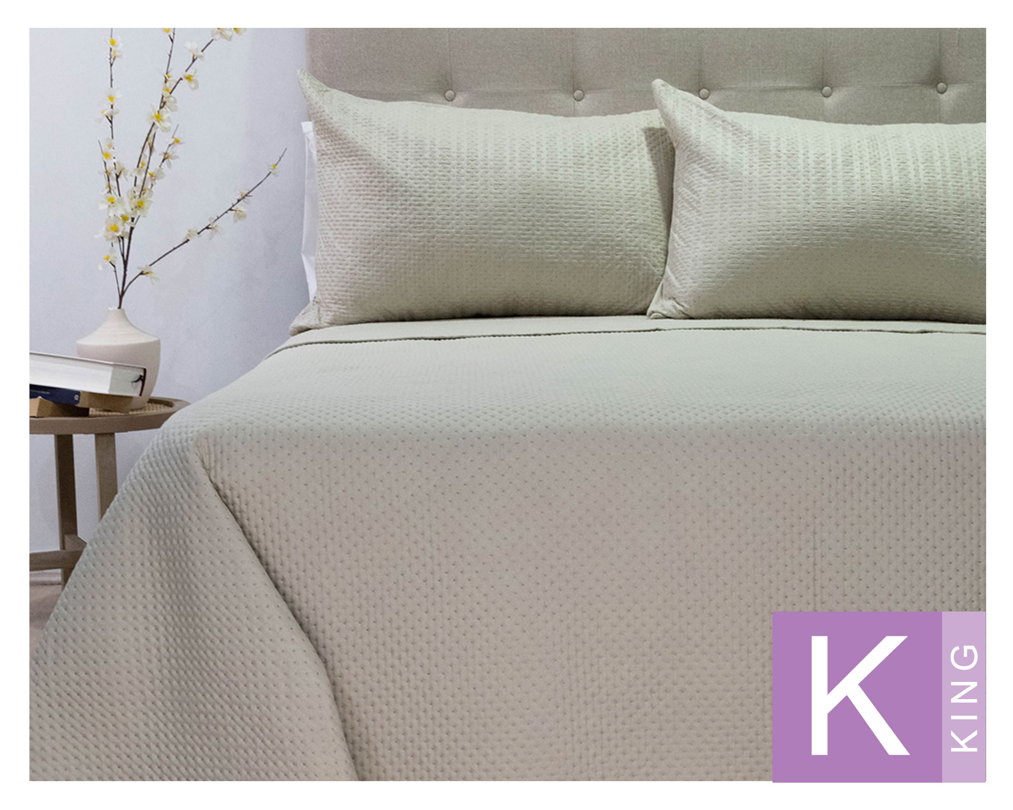 Doral Quilt Boston beige King