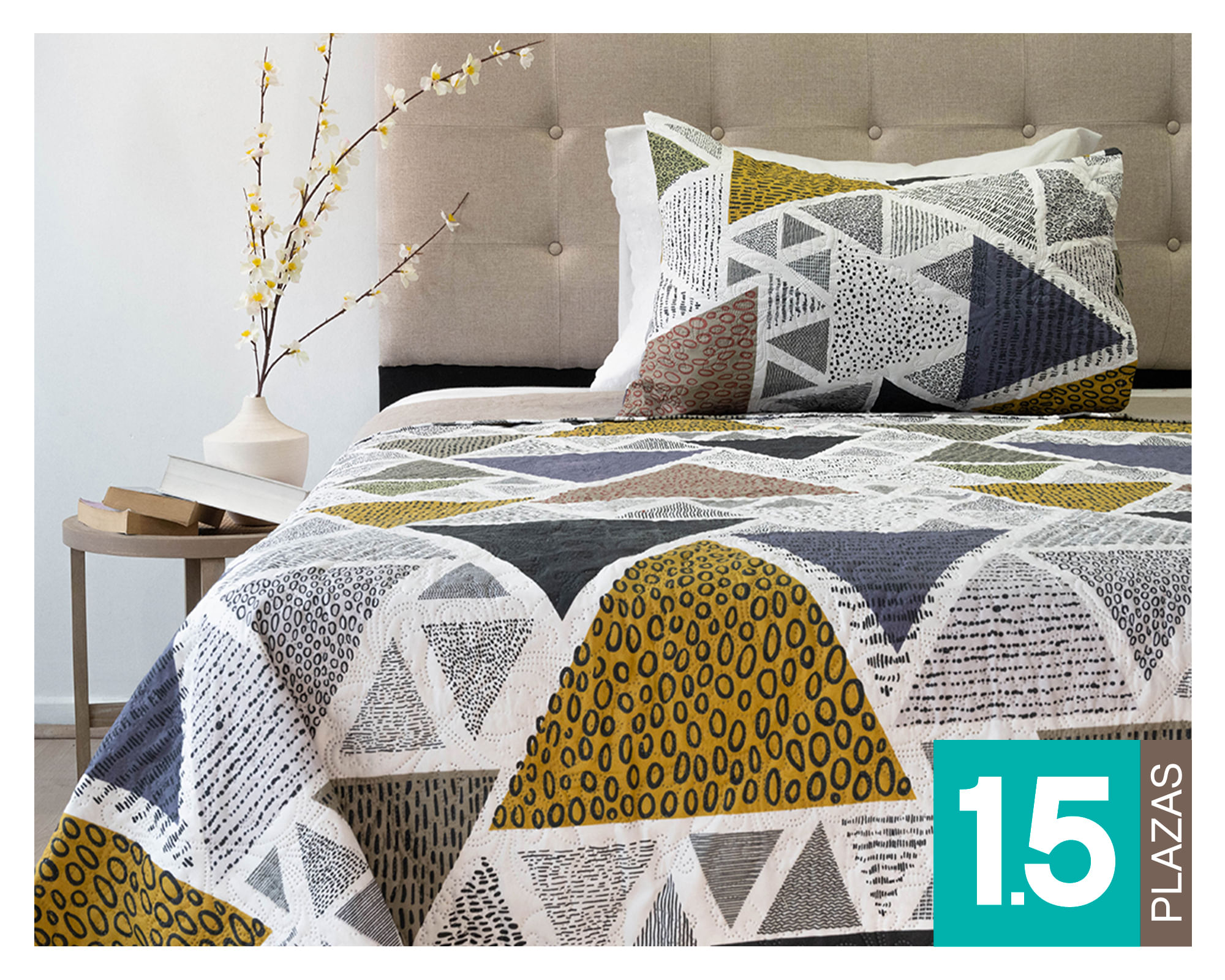 Doral Quilt Hotpress D7 Origins 1.5 plazas