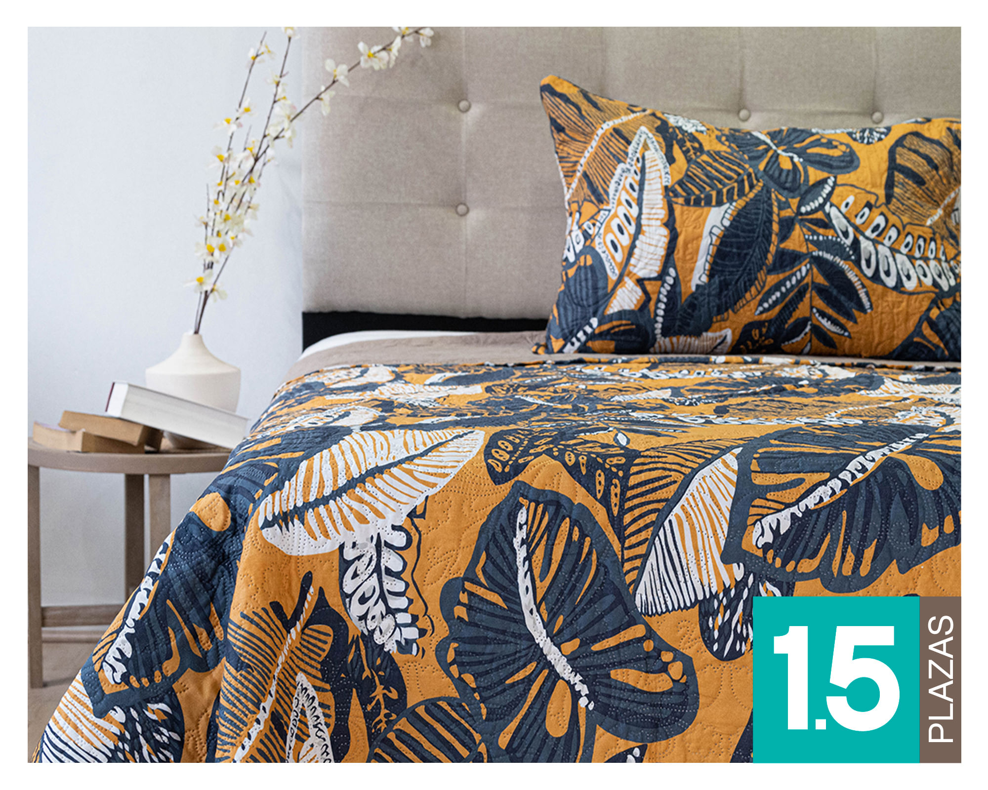 Doral Quilt Hotpress D3 Origins 1.5 plazas