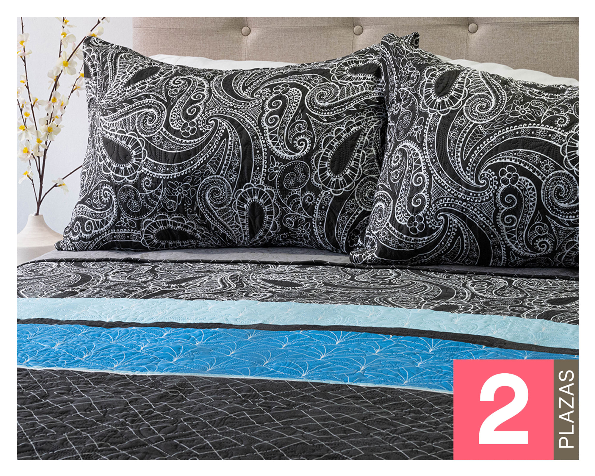 Doral Quilt Hotpress D13 Origins 2 plazas