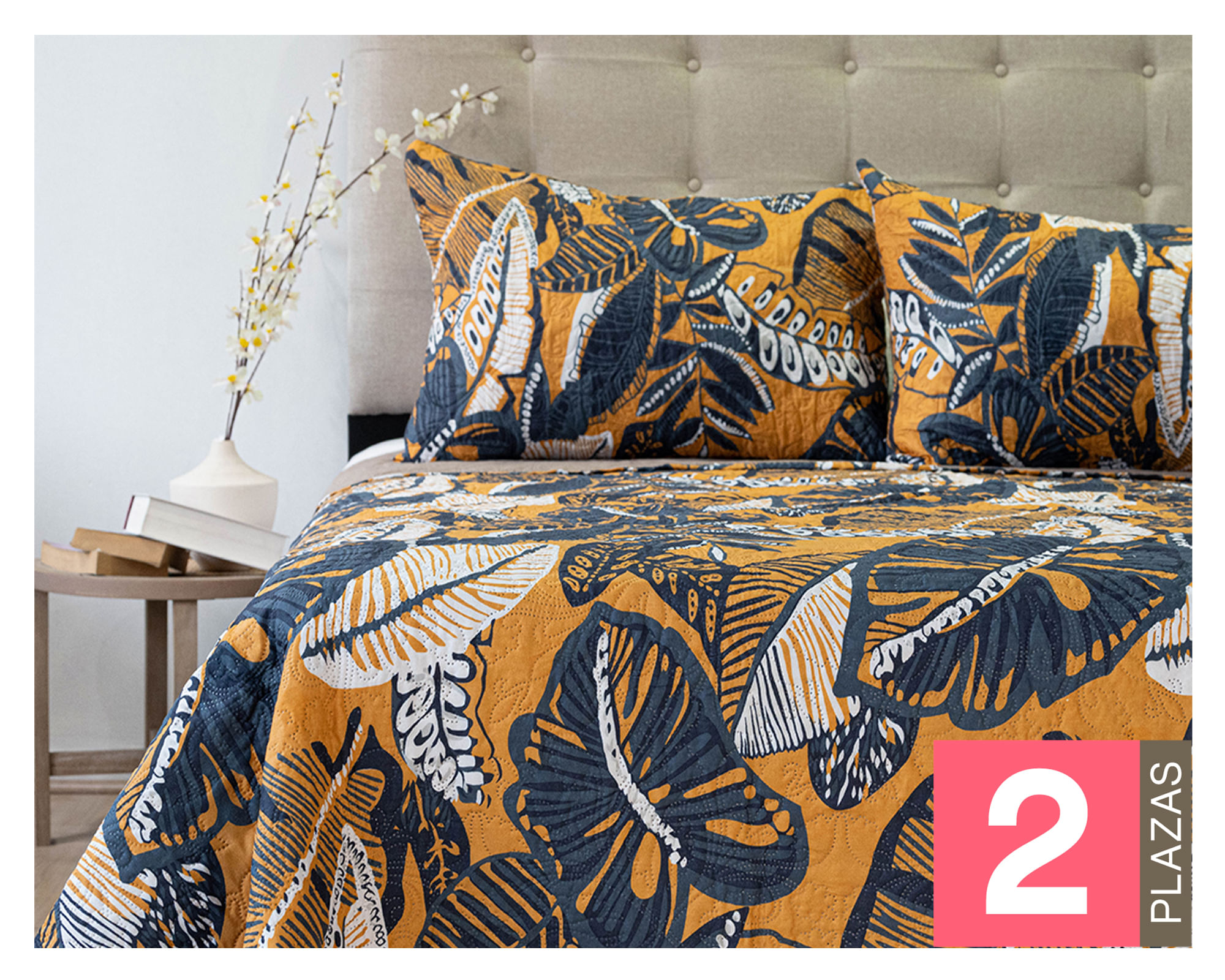 Doral Quilt Hotpress D3 Origins 2 plazas