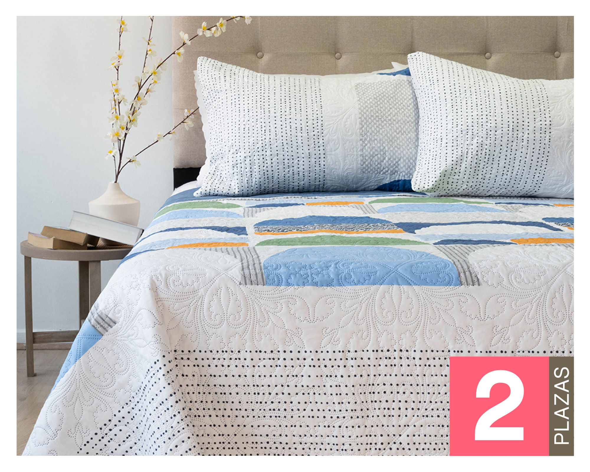 Doral Quilt Hotpress D18 Origins 2 plazas