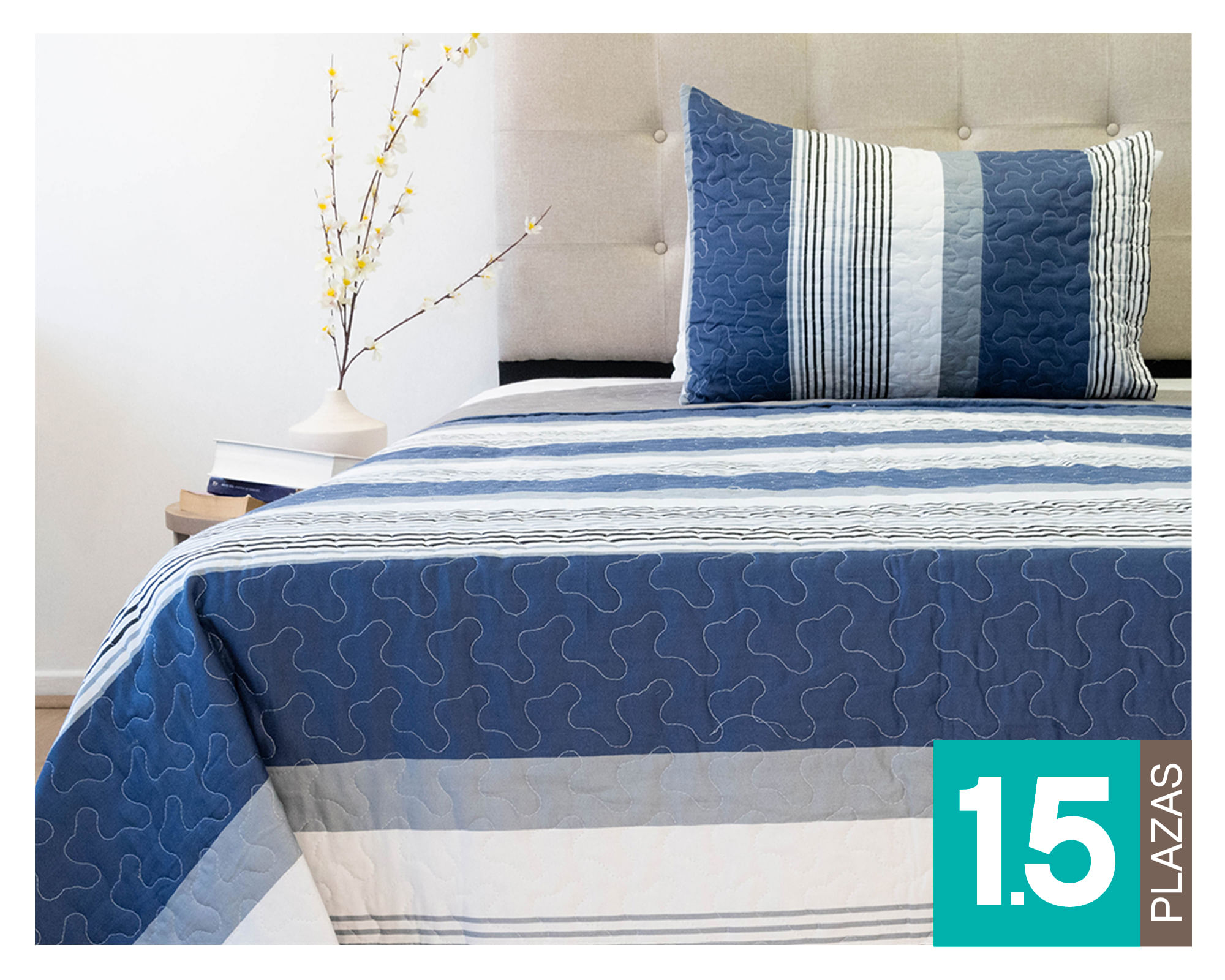 Doral Quilt D3 Stitchy 1.5 plazas