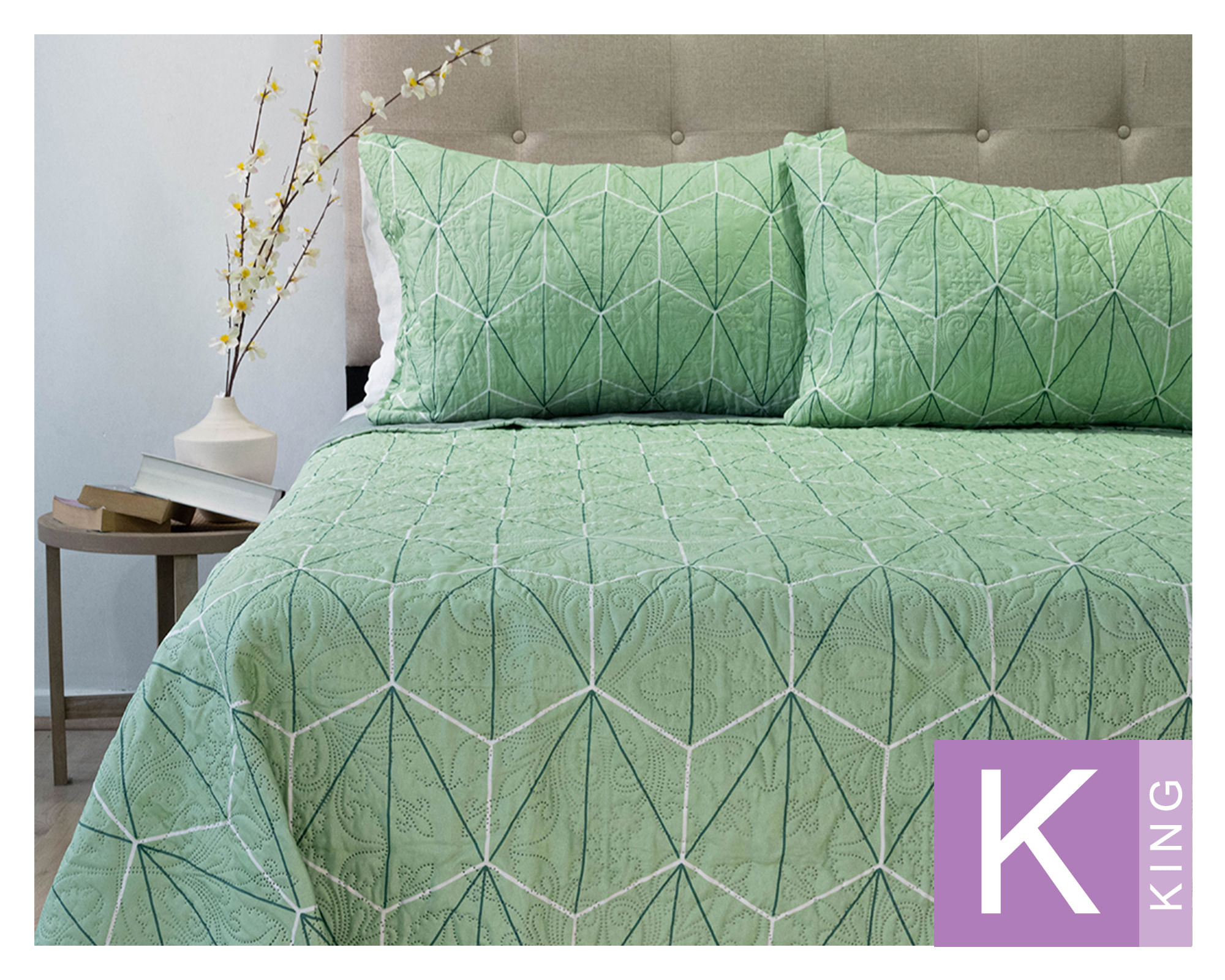 Doral Quilt Hotpress D12 Origins King