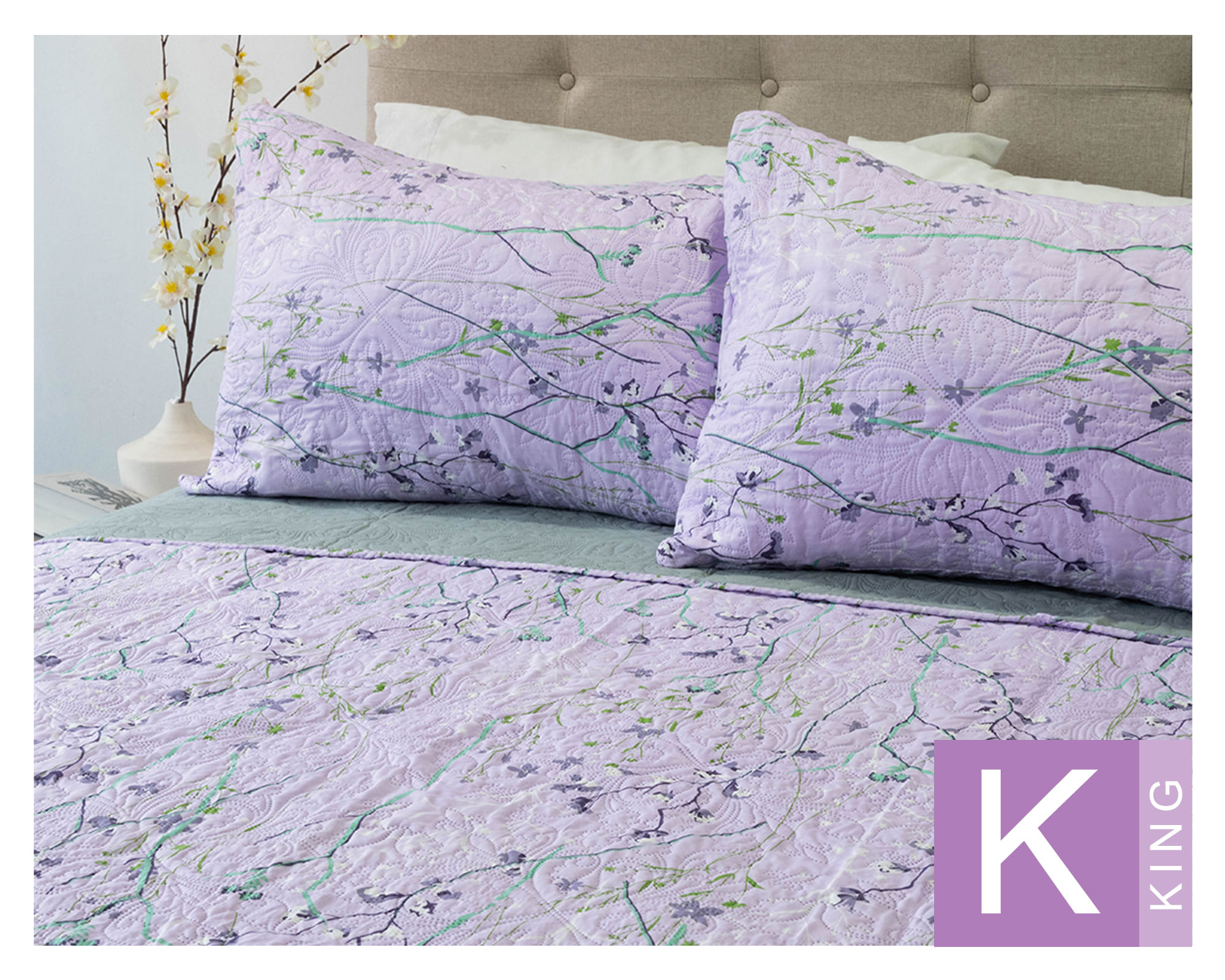 Doral Quilt Hotpress D14 Origins King