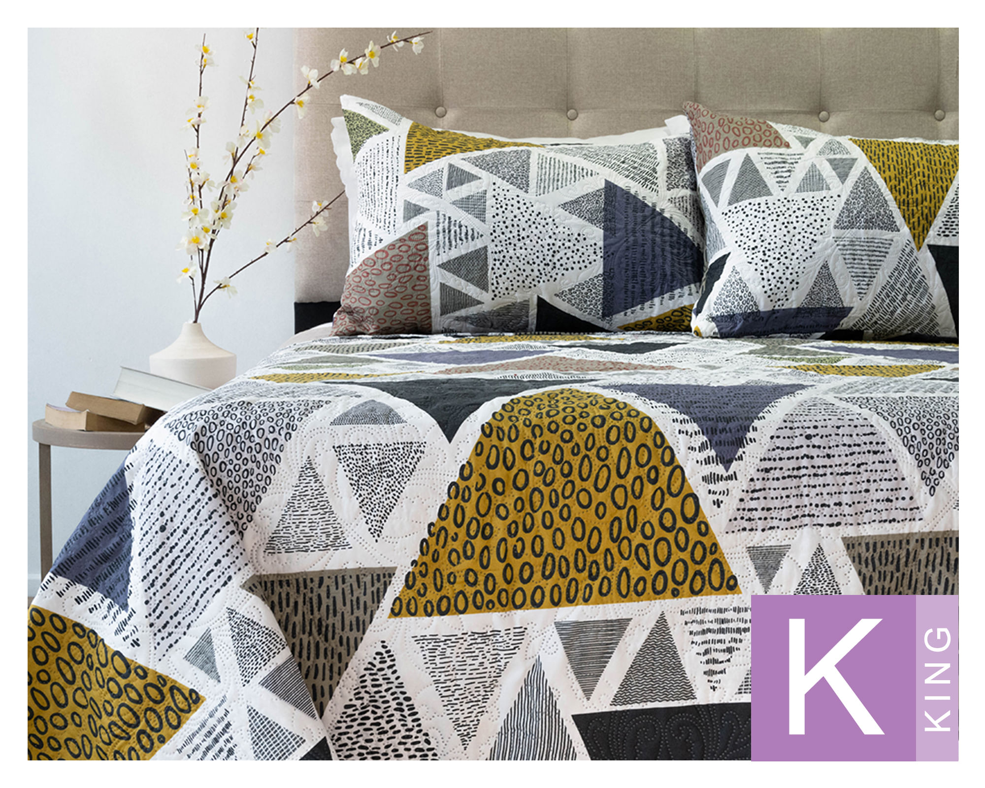 Doral Quilt Hotpress D7 Origins King
