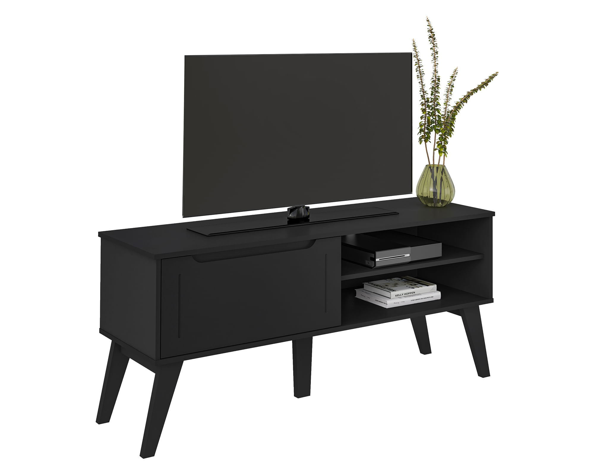 Exit Rack TV Lotus negro 55''