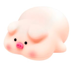 Espantacuco recargable RGB Cerdito rosado