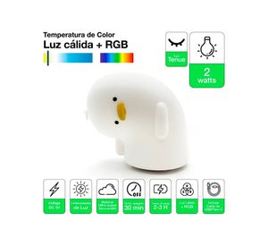 Espantacuco recargable RGB Huevo amarillo