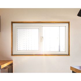 Ventana termopanel PVC 3 mm 91x50 cm