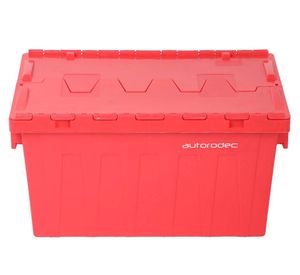 Caja logística rojo 56 lt
