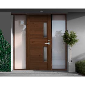 Puerta Empoli pintada 2 vidrios 90x200 cm