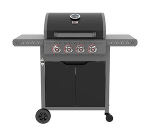 Parrilla a gas Dark Hawk 4 quemadores