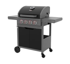 Parrilla a gas Dark Hawk 4 quemadores