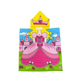 Toalla playa con capucha Princesa