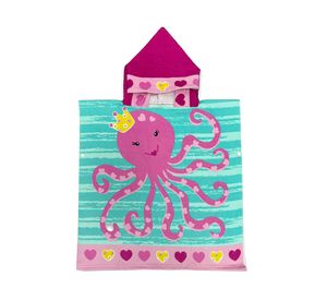 Toalla playa con capucha Pulpo