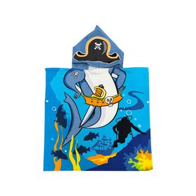Toalla playa con capucha Tiburón