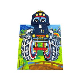 Toalla playa con capucha Monster