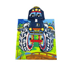 Toalla playa con capucha Monster