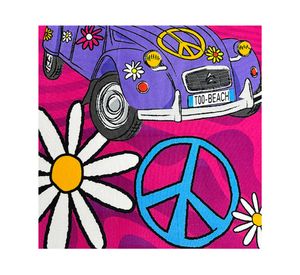 Toalla playa Aruba Hippie 70x140 cm