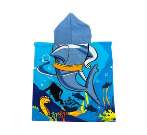 Toalla playa con capucha Tiburón